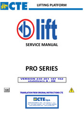 CTE PRO Series Service Manual