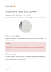 HunterDouglas PowerView M40T Instructions Manual