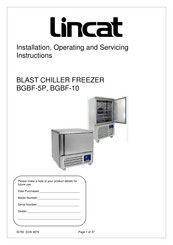Lincat BGBF-10 Installation, Operating And Servicing Instruction