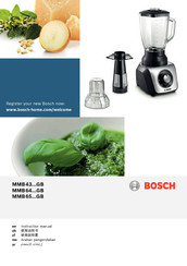 Bosch MMB64 GB Series Instruction Manual