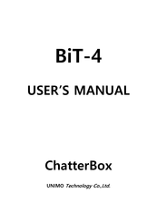 UNIMO Technology ChatterBox BiT-4 User Manual