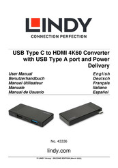 Lindy 43336 User Manual