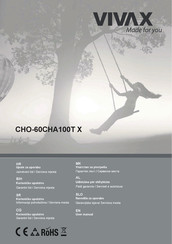 Vivax CHO-60CHA100T X Manual