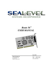 SeaLevel Route 56 User Manual