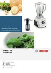 Bosch MMB21 GB Series Instruction Manual