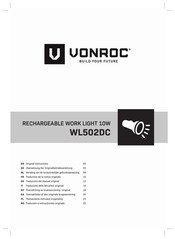 VONROC WL502DC Original Instructions Manual