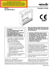 Heat-N-Glo SL-550TR-CE-C Installer's Manual