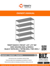 Trinity Basics TBFC-0931 Owner's Manual
