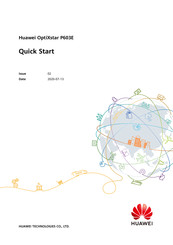 Huawei OptiXstar P603E Quick Start Manual