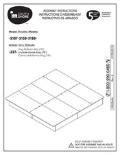 South Shore 3160-237 Assembly Instructions Manual
