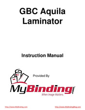 MyBinding GBC Aquila Instruction Manual