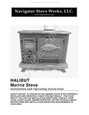 Navigator Stove Works HALIBUT Installation And Operating Instructions Manual
