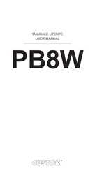 Custom Audio Electronics PB8W User Manual