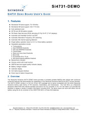 Skyworks Si4731-DEMO User Manual