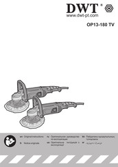 DWT OP13-180 TV Operating Instructions Manual