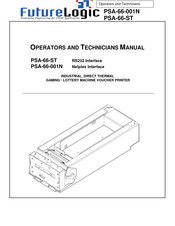 FutureLogic PSA-66-001N Operator's Manual