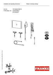 Franke 7612982239618 Operating Instructions Manual
