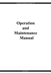 Atmos CP85KS Operation And Maintenance Manual