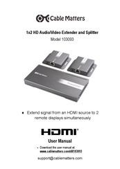 cable matters 103093 User Manual
