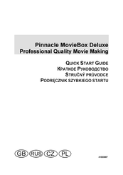 Pinnacle MovieBox Deluxe Quick Start Manual