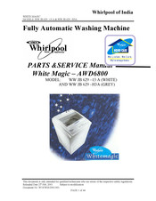 Whirlpool White Magic Service & Parts Manual