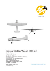Cessna 185 Sky Wagon 1300 mm Manual
