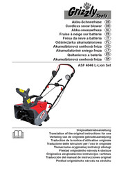 Grizzly Tools ASF 4046 L-Lion Set Translation Of The Original Instructions For Use
