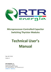 RTR Energia 50kVAr Technical  User's Manual