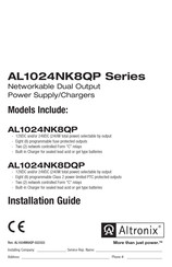 Altronix AL1024NK8QP Series Installation Manual