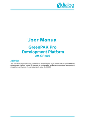 Dialog Semiconductor GreenPAK Pro User Manual