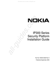 Nokia IP300 Series Installation Manual