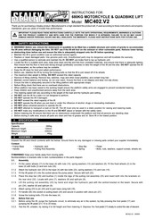 Sealey MC402.V2 Instructions
