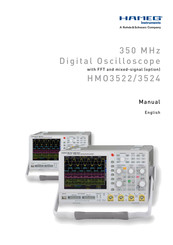 Rohde & Schwarz Hameg HMO3524 Manual