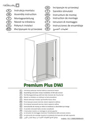Radaway Premium Plus DWJ Assembly Instruction Manual