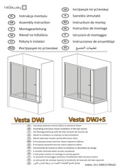 Radaway Vesta DWJ Plus S Assembly Instruction Manual