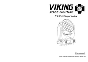 Viking Stage Lighting Super Vortex VK 1941 User Manual