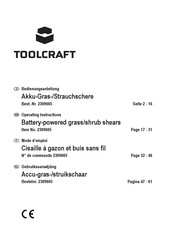 TOOLCRAFT 2309665 Operating Instructions Manual
