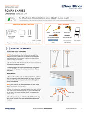 SelectBlinds ROMAN Installation Manual