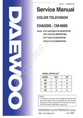 Daewoo DTR-21D9ME Service Manual