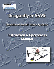 Draganfly Draganflyer SAVS Instruction & Operation Manual