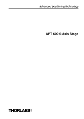 Thorlabs APT 600 Manual