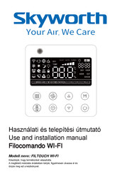 Skyworth FILTOUCH WI-FI Use And Installation  Manual