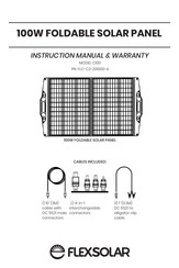 Flexsolar C100 Instruction Manual & Warranty