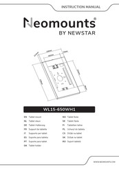 Newstar Neomounts WL15-650WH1 Instruction Manual