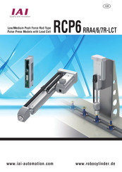 IAI RCP6-RRA7R-LCT Manual