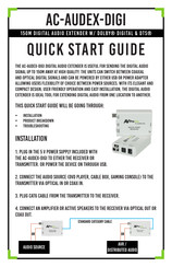 Avproedge AC-AUDEX-DIGI Quick Start Manual