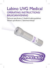 Labino UVG Medical Torch Operating Instructions Manual