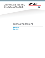 Spicer LM072012 Manual