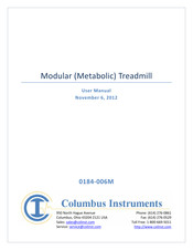 Columbus Instruments 0184-006M User Manual