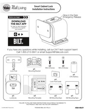 Yale YRCB-490-BLE Installation Instructions Manual
